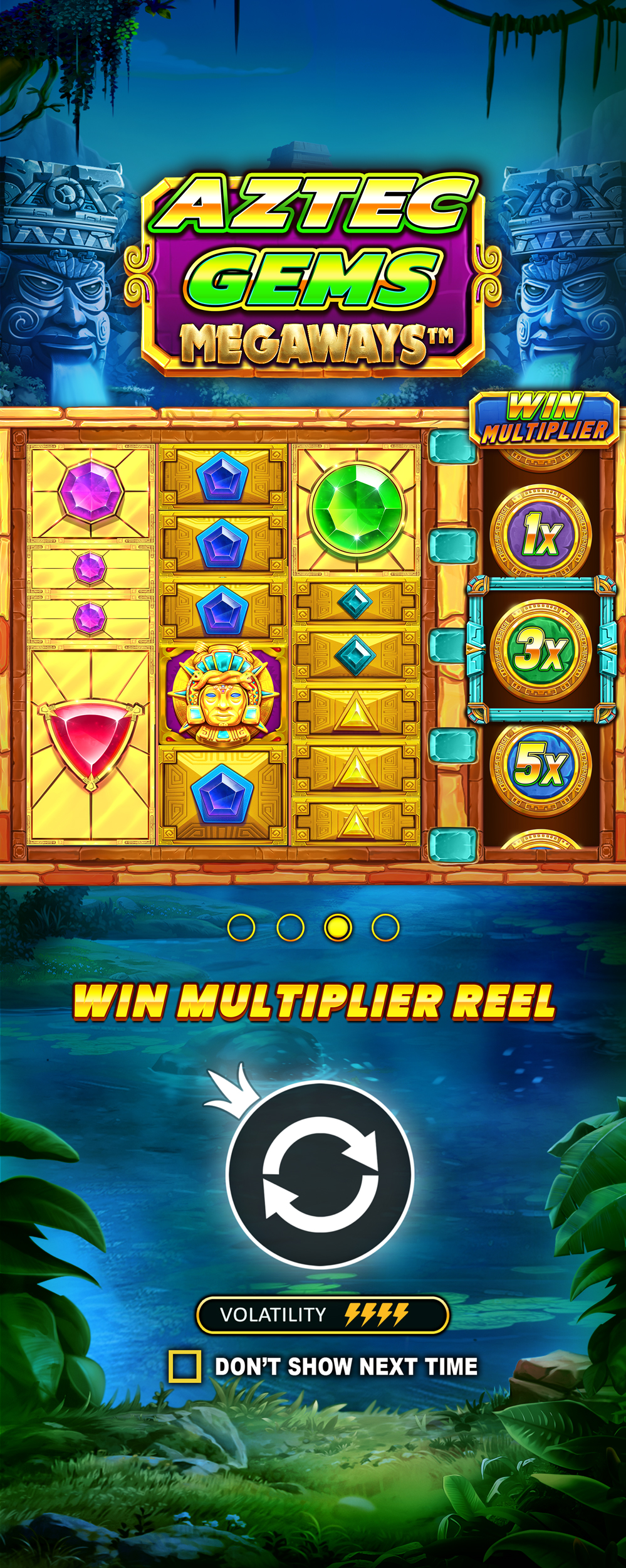 Aztec Gems Megaways™ - screenshot with slot description 9